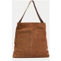 Suede Top Handle Shoulder Bag