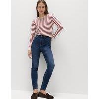 M&S Ivy Supersoft High Waisted Skinny Jeans Dark Indigo