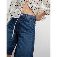 Pure Cotton Denim Bermuda Shorts