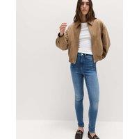 M&S Ivy Supersoft High Waisted Skinny Jeans Light Indigo