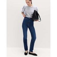 M&S Sienna Supersoft High Waisted Jeans Dark Indigo