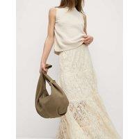 Suede Shoulder Bag
