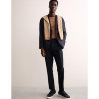 Tailored Fit Twill Cotton Linen Trousers