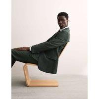 Tailored Fit Wool Linen Blend Suit Jacket