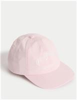 Kids Pure Cotton Slogan Baseball Cap (1-13 Yrs)