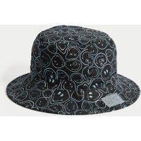 Kids Pure Cotton SmileyWorld Bucket Hat (3-13 Yrs)