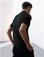 Pure Extra Fine Merino Wool Knitted Polo Shirt