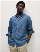 Regular Fit Long Sleeve Denim Shirt