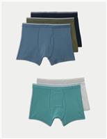 5pk Cotton Rich Cool & Fresh Trunks