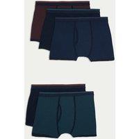 5pk Cotton Stretch Cool & Fresh Trunks
