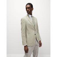 Tailored Fit Cotton Rich Puppytooth Blazer
