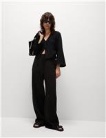 Pure Cotton Drawstring Trousers