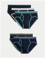 5 Pack Cotton Stretch Cool & Fresh Briefs