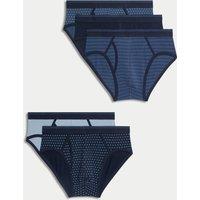 5pk Cotton Stretch Assorted Pattern Briefs
