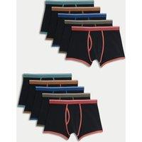 10pk Cotton Rich Cool & Fresh Trunks