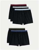 5 Pack Pure Cotton Cool & Fresh Jersey Boxers
