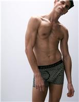 5pk Microskin Geometric Stretch Trunks