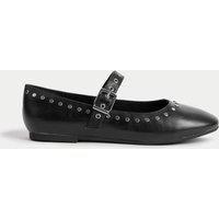 Kids Studded Ballet Pumps (10 Small - 6 Large)