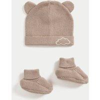 Gift Set Knitted Hat with Booties