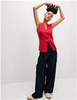 Soft Touch V-Neck Knitted Waistcoat