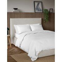 M&S Pure Cotton 300 Thread Count Bedding Set White