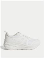 M&S Kids' Freshfeet Trainers (1 Large - 7 Large) White