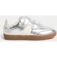 Kids Metallic Riptape Trainers (4 Small - 2 Large)