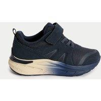 M&S Kids' Freshfeet Riptape Trainers (4 Small - 2 Large) Navy