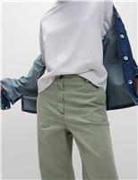 Cotton Rich Straight Leg Ankle Grazer Chinos