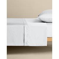 M&S The Ultimate Soft & Silky Flat Sheet White