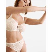 Trousseau Embroidery Wired Balcony Bra F+