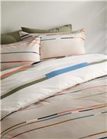 Cotton Rich Striped Bedding Set