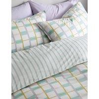 Cotton Rich Ladder Geometric Bedding Set