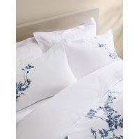 Trailing Cherry Blossom Embroidered Bedding Set