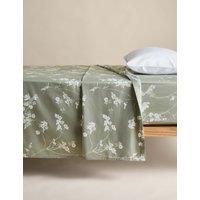 Pure Cotton Sateen Cherry Blossom Flat Sheet