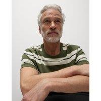 Pure Cotton Striped T-Shirt