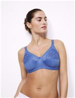 Total Support Embroidered Full Cup Bra B-G
