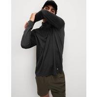 Funnel Neck Half Zip Top