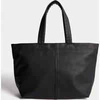 Faux Leather Tote Bag
