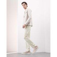 Autograph Regular Fit Super Lightweight Chinos Pale Opaline