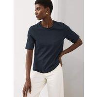 Autograph Cotton Rich Premium T-Shirt Dark Navy