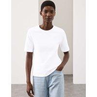 Autograph Cotton Rich Premium T-Shirt Soft White