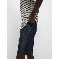 Regular Fit Cotton Linen Blend Chino Shorts