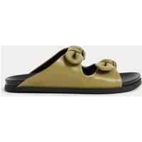 Leather Footbed Sandals