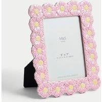 Ceramic Daisy Photo Frame 5x7 inch