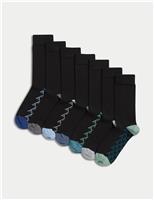 7 Pack Cool & Fresh Cotton Rich Socks