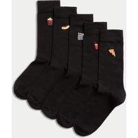 5pk Cool & Fresh Cotton Rich Socks