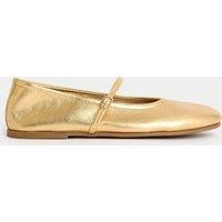 Unlined Leather Mary Jane Ballet Pump
