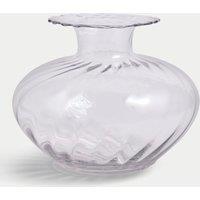 Medium Textured Scallop Glass Vase