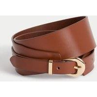 Leather Wide Waist Belt